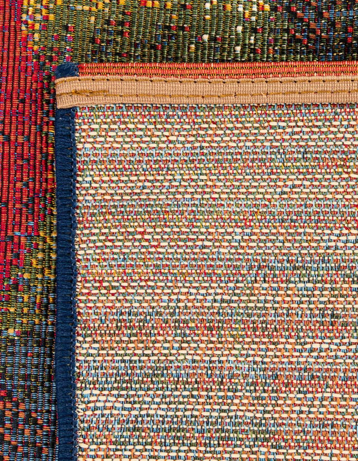 Detail image of  2' x 6'  Washable Modern Indoor / Outdoor Runner Rug