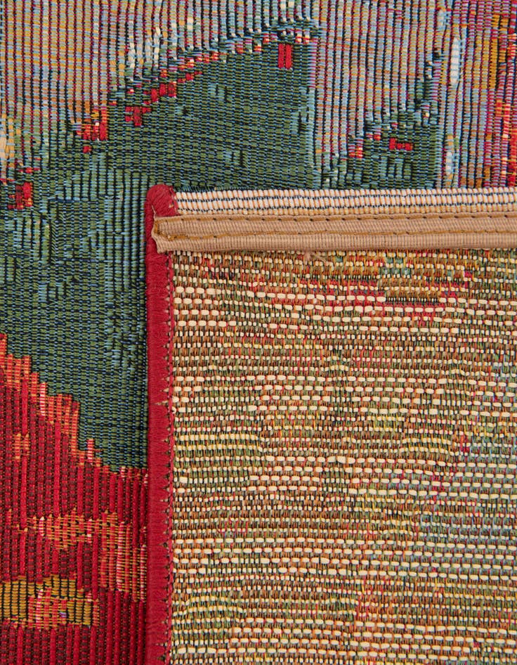 Detail image of  2' 7 x 11'  Washable Modern Indoor / Outdoor Runner Rug