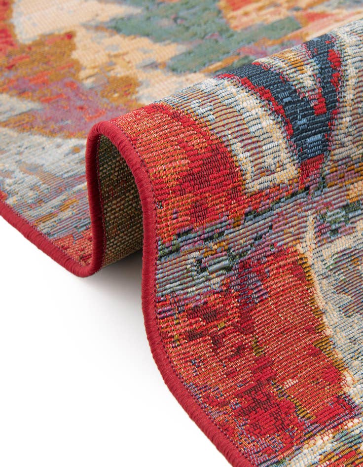 Detail image of  2' 7 x 11'  Washable Modern Indoor / Outdoor Runner Rug