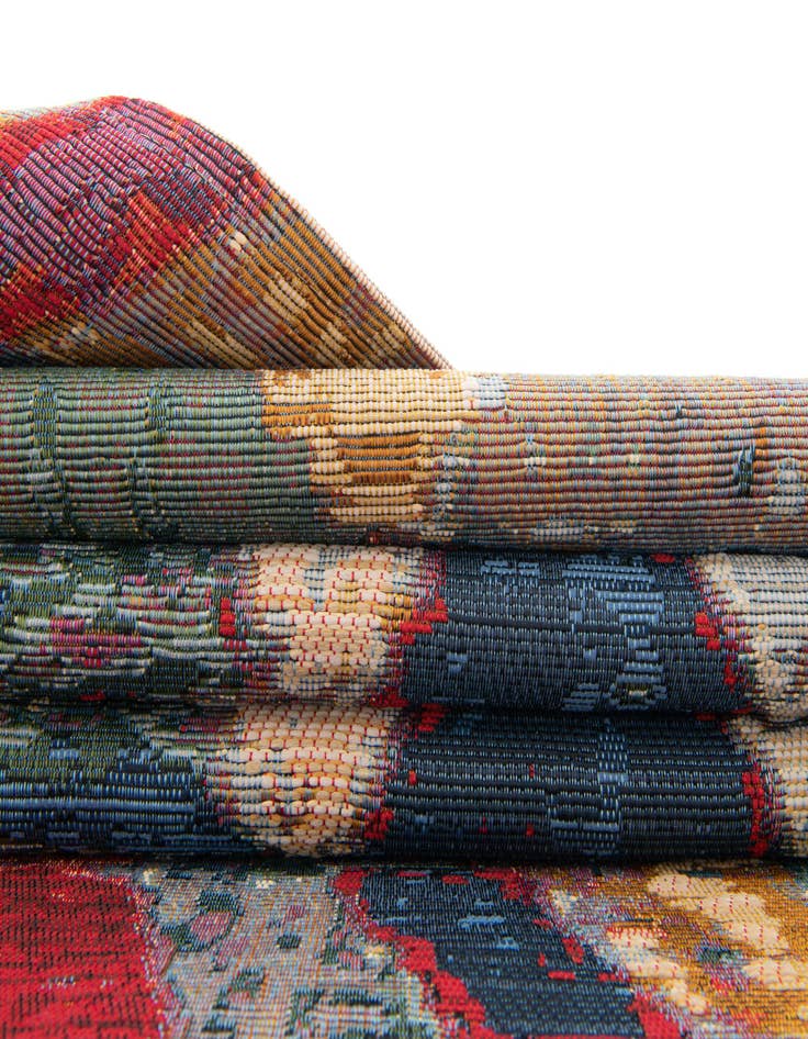 Detail image of  2' 7 x 11'  Washable Modern Indoor / Outdoor Runner Rug