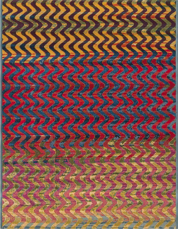 Primary image of  2' 7 x 10'  Washable Modern Indoor / Outdoor Runner Rug