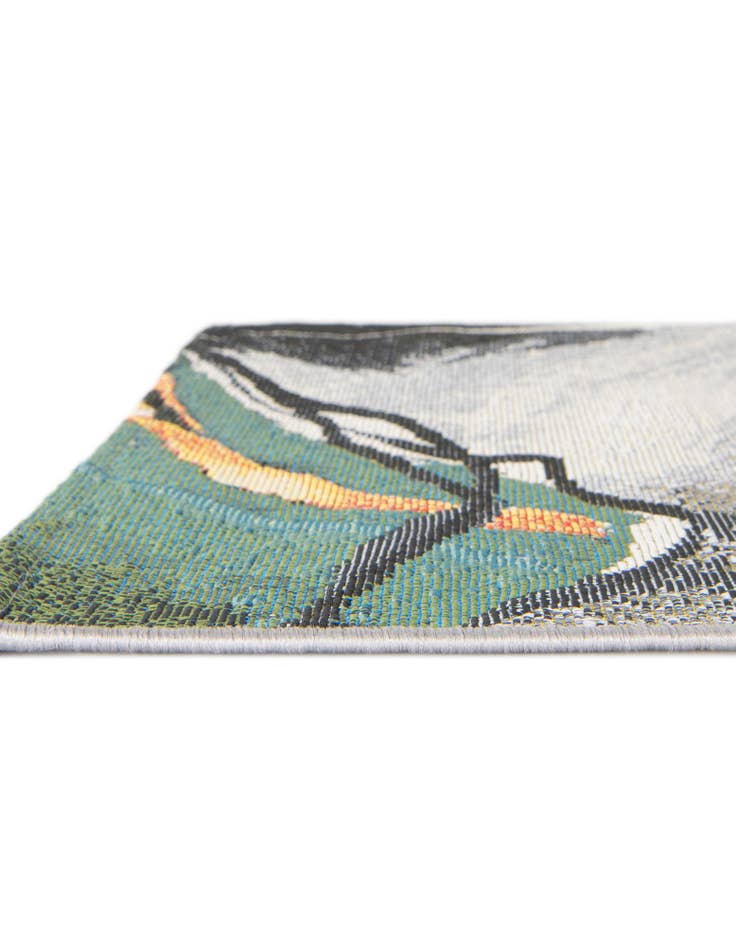 Detail image of  2' x 5' 1  Washable Modern Indoor / Outdoor Runner Rug