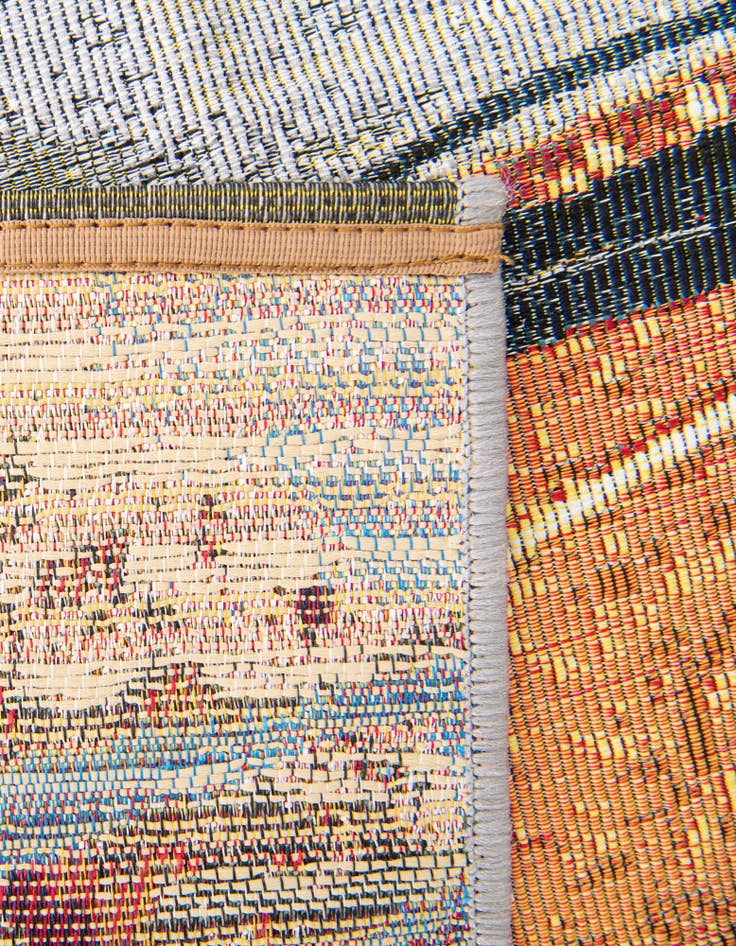 Detail image of  2' x 5' 1  Washable Modern Indoor / Outdoor Runner Rug