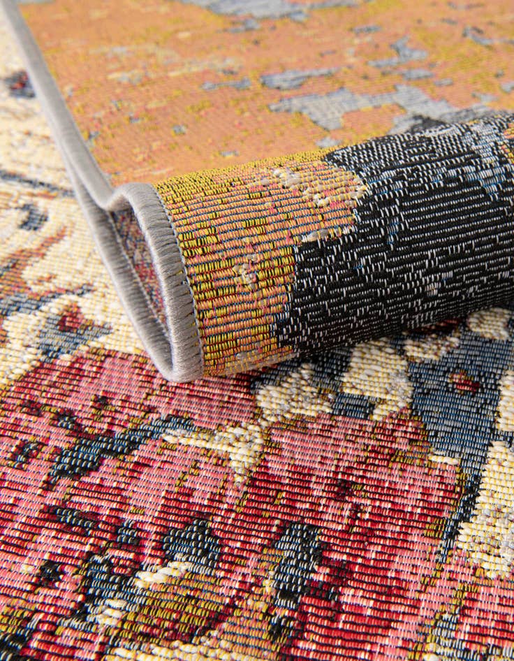 Detail image of  2' 7 x 12'  Washable Modern Indoor / Outdoor Runner Rug