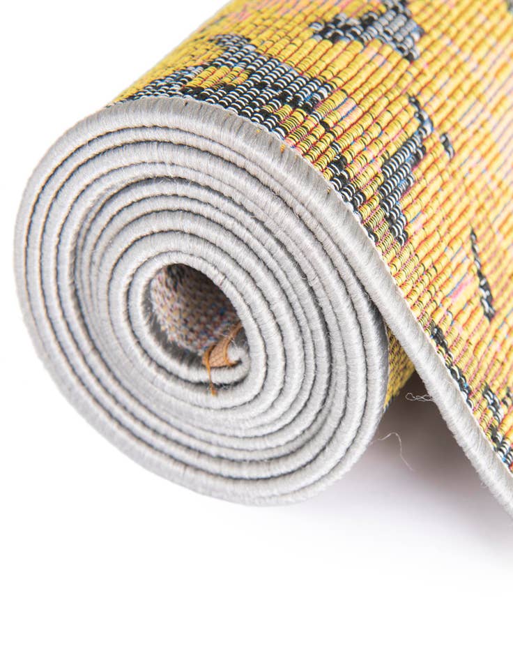 Detail image of  2' 7 x 12'  Washable Modern Indoor / Outdoor Runner Rug