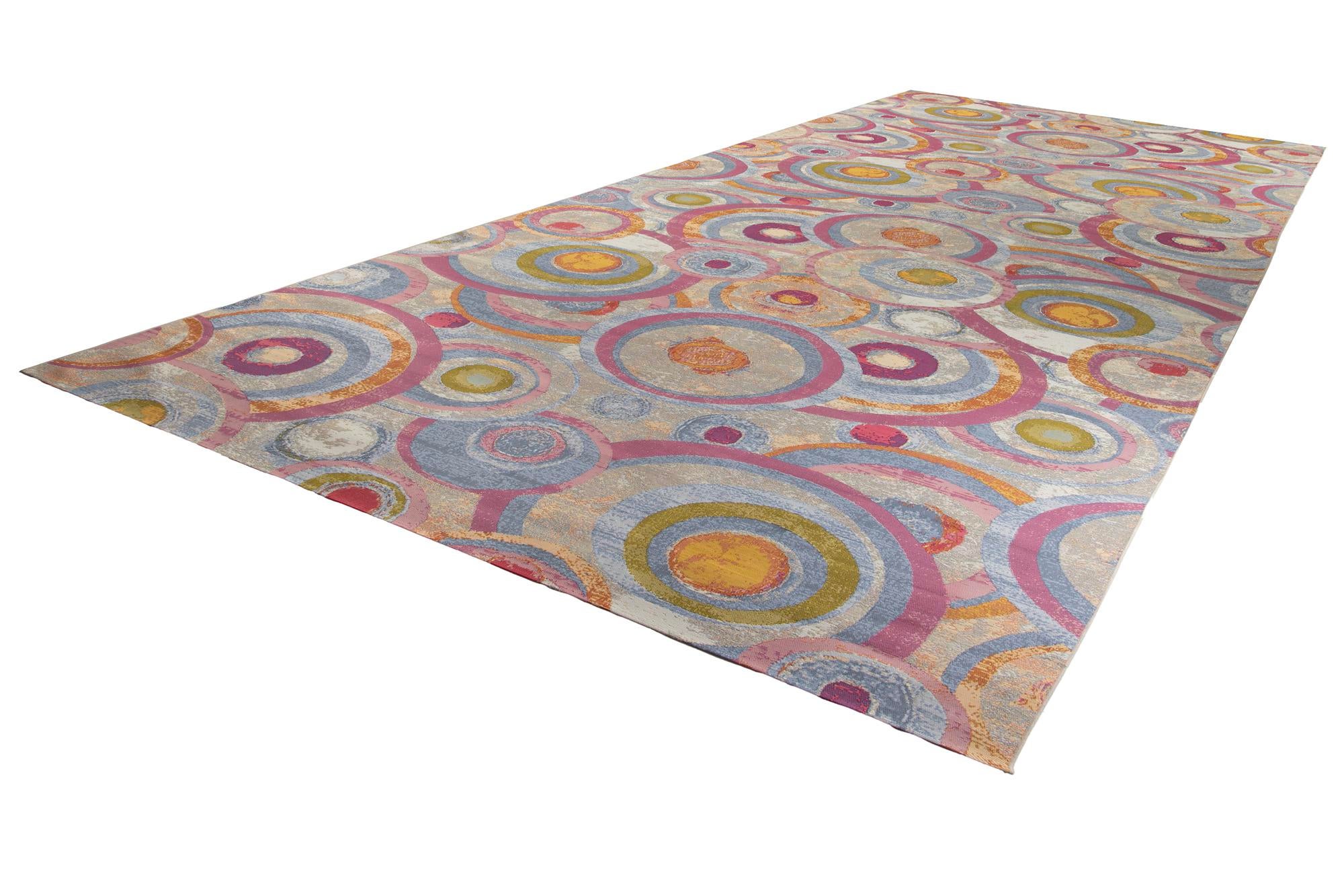  10' x 24'  Washable Modern Indoor / Outdoor Runner Rug