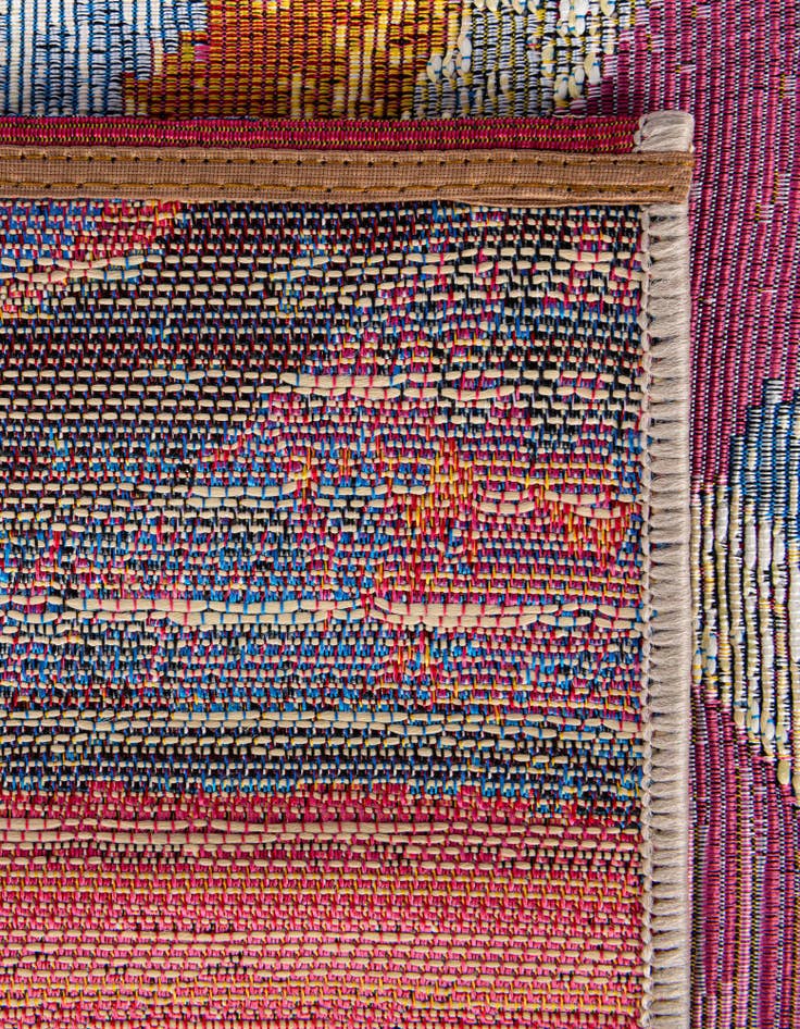 Detail image of  10' x 24'  Washable Modern Indoor / Outdoor Runner Rug