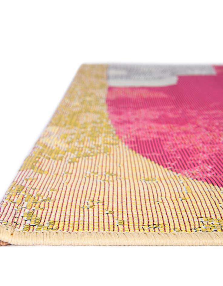 Detail image of  2' x 6'  Washable Modern Indoor / Outdoor Runner Rug