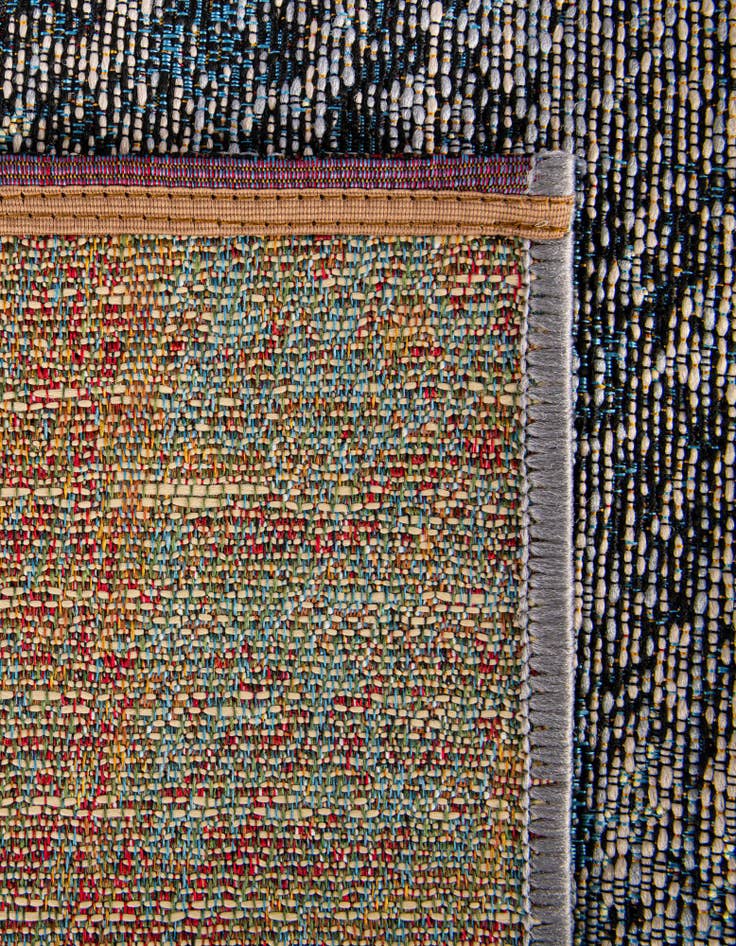 Detail image of  2' x 6'  Washable Modern Indoor / Outdoor Runner Rug