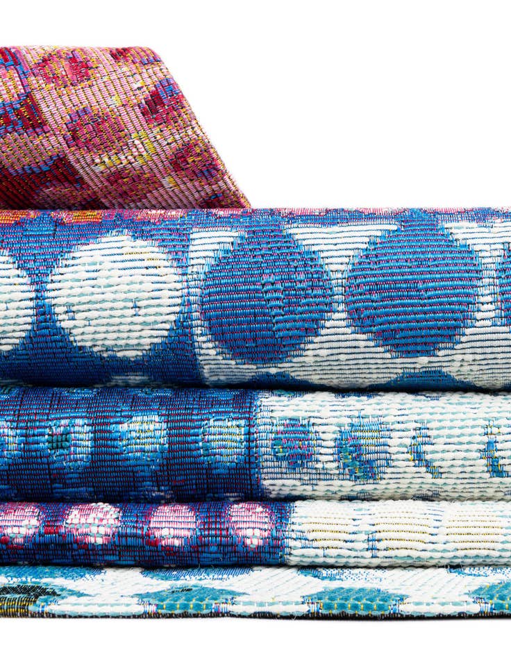 Detail image of  2' x 6'  Washable Modern Indoor / Outdoor Runner Rug