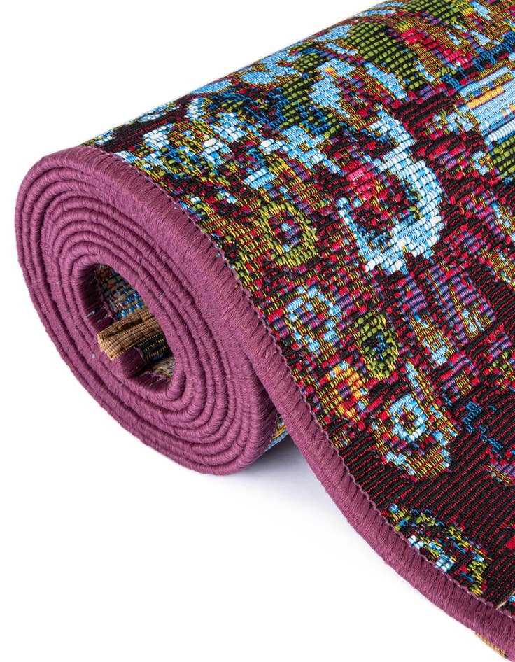 Detail image of  2' 7 x 12'  Washable Modern Indoor / Outdoor Runner Rug