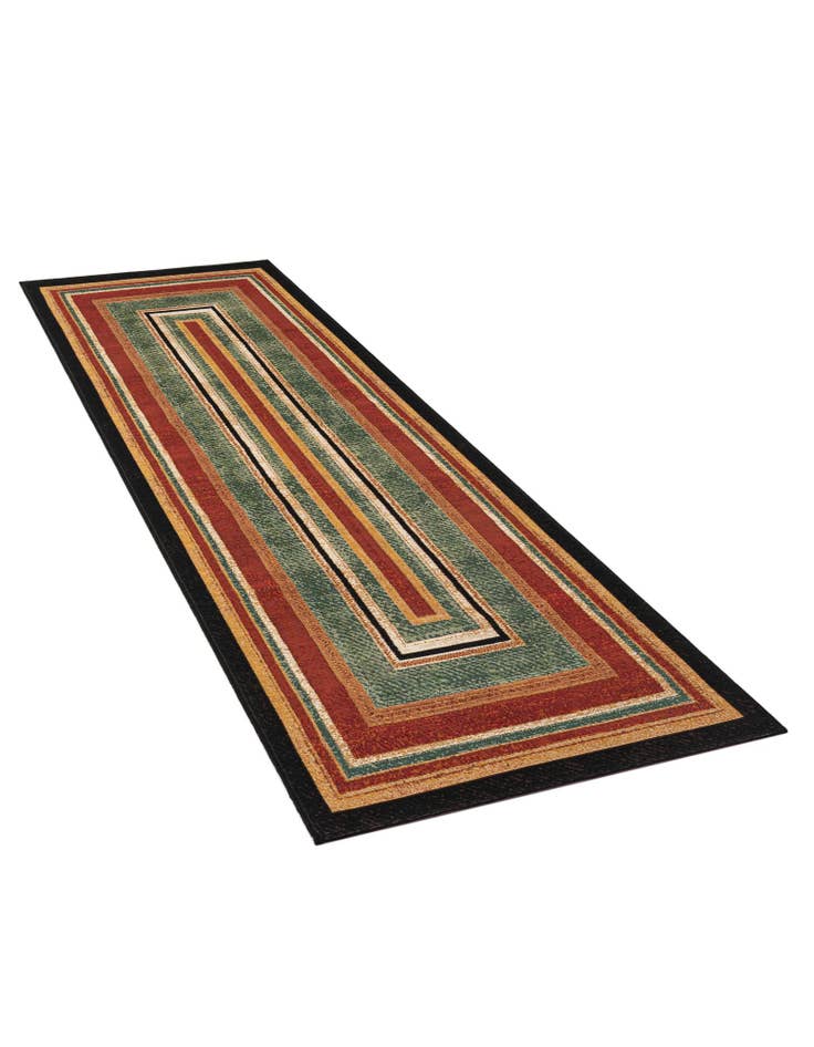 Detail image of  2' 7 x 10'  Washable Modern Indoor / Outdoor Runner Rug