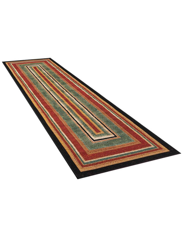 Detail image of  2' 7 x 12'  Washable Modern Indoor / Outdoor Runner Rug