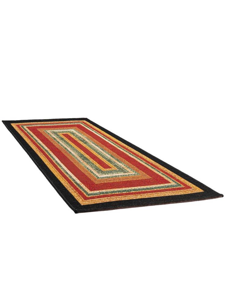 Detail image of  2' x 5'  Washable Modern Indoor / Outdoor Runner Rug