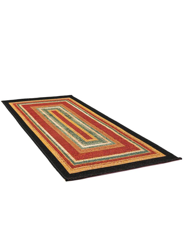 Detail image of  2' x 5'  Washable Modern Indoor / Outdoor Runner Rug