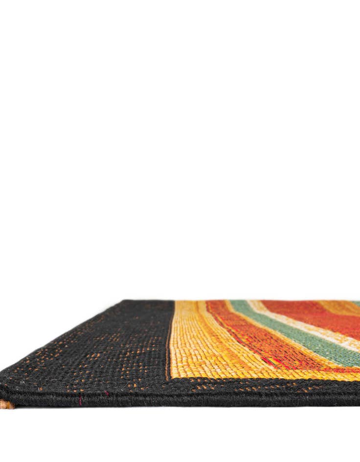 Detail image of  2' x 5'  Washable Modern Indoor / Outdoor Runner Rug