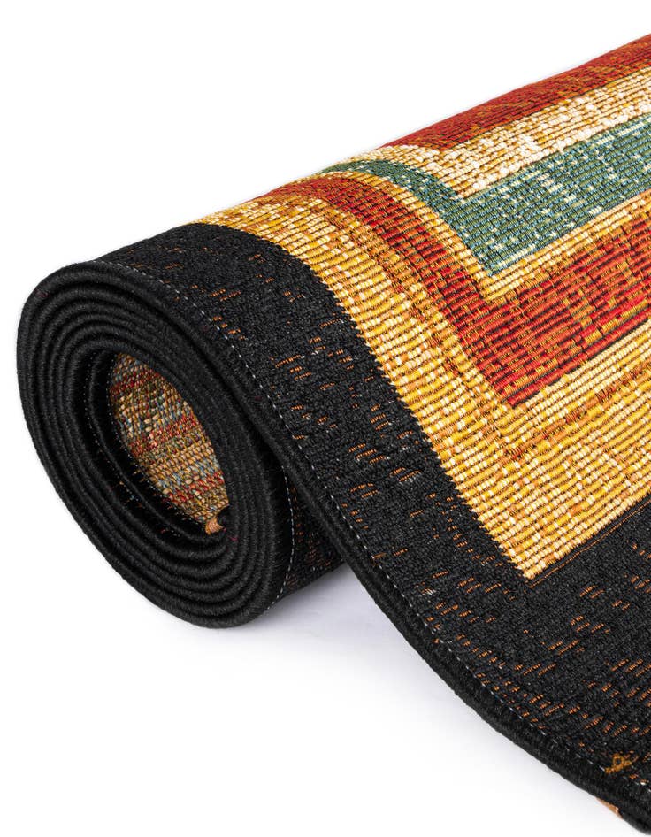 Detail image of  2' x 5'  Washable Modern Indoor / Outdoor Runner Rug