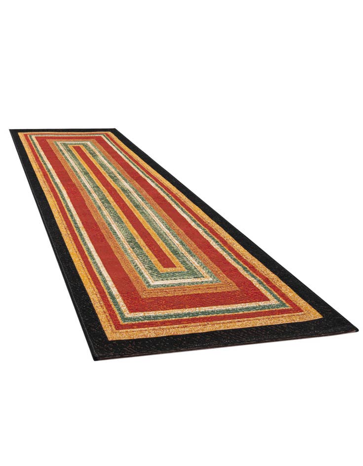 Detail image of  2' x 8'  Washable Modern Indoor / Outdoor Runner Rug
