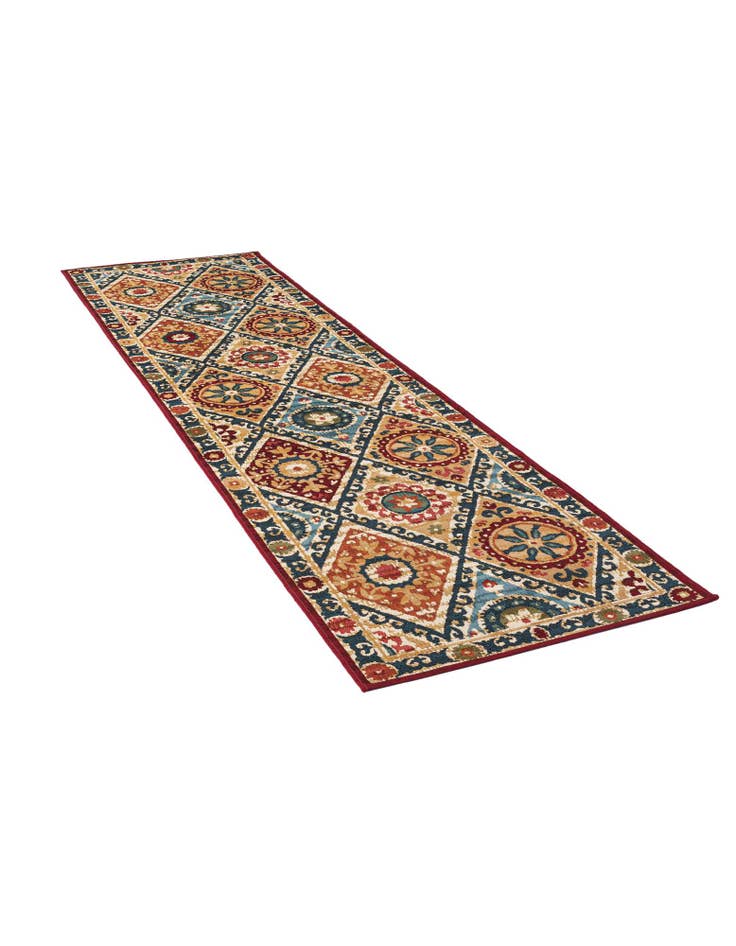 Detail image of  2' 7 x 10'  Washable Modern Indoor / Outdoor Runner Rug