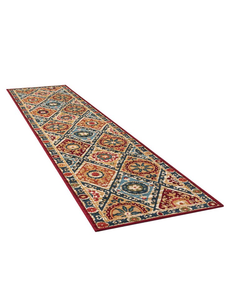 Detail image of  2' 7 x 12'  Washable Modern Indoor / Outdoor Runner Rug