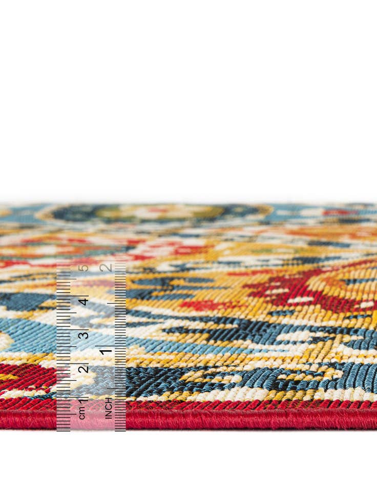 Detail image of  2' 7 x 12'  Washable Modern Indoor / Outdoor Runner Rug