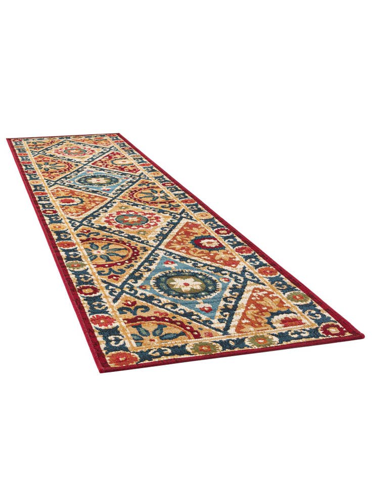 Detail image of  2' x 8'  Washable Modern Indoor / Outdoor Runner Rug