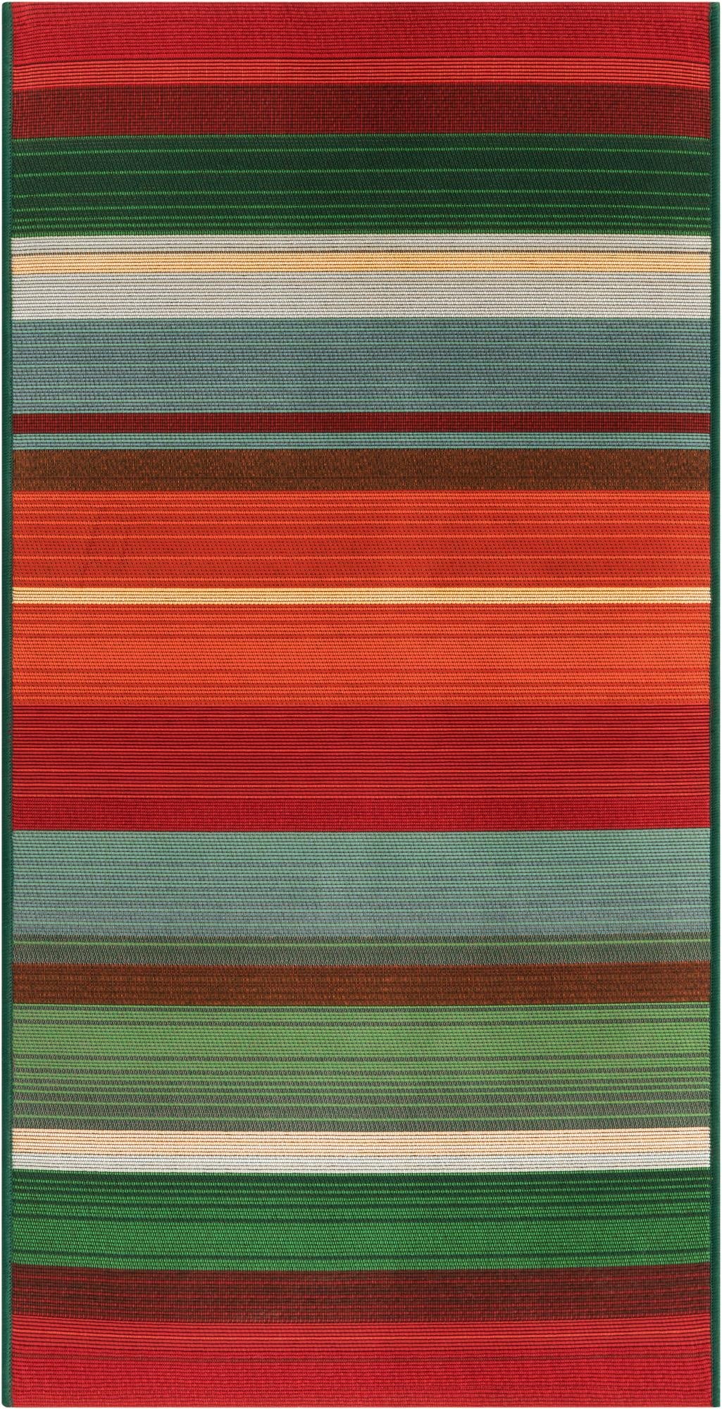  2' x 4'  Washable Modern Indoor / Outdoor Runner Rug