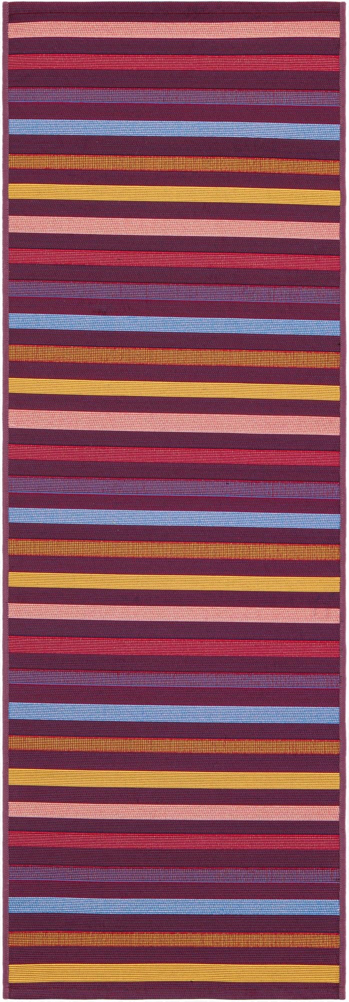  2' x 6'  Washable Ribbon Indoor / Outdoor Runner Rug