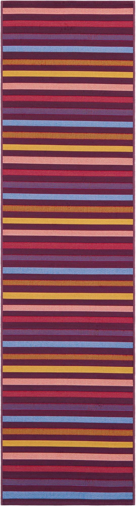  2' x 8'  Washable Ribbon Indoor / Outdoor Runner Rug