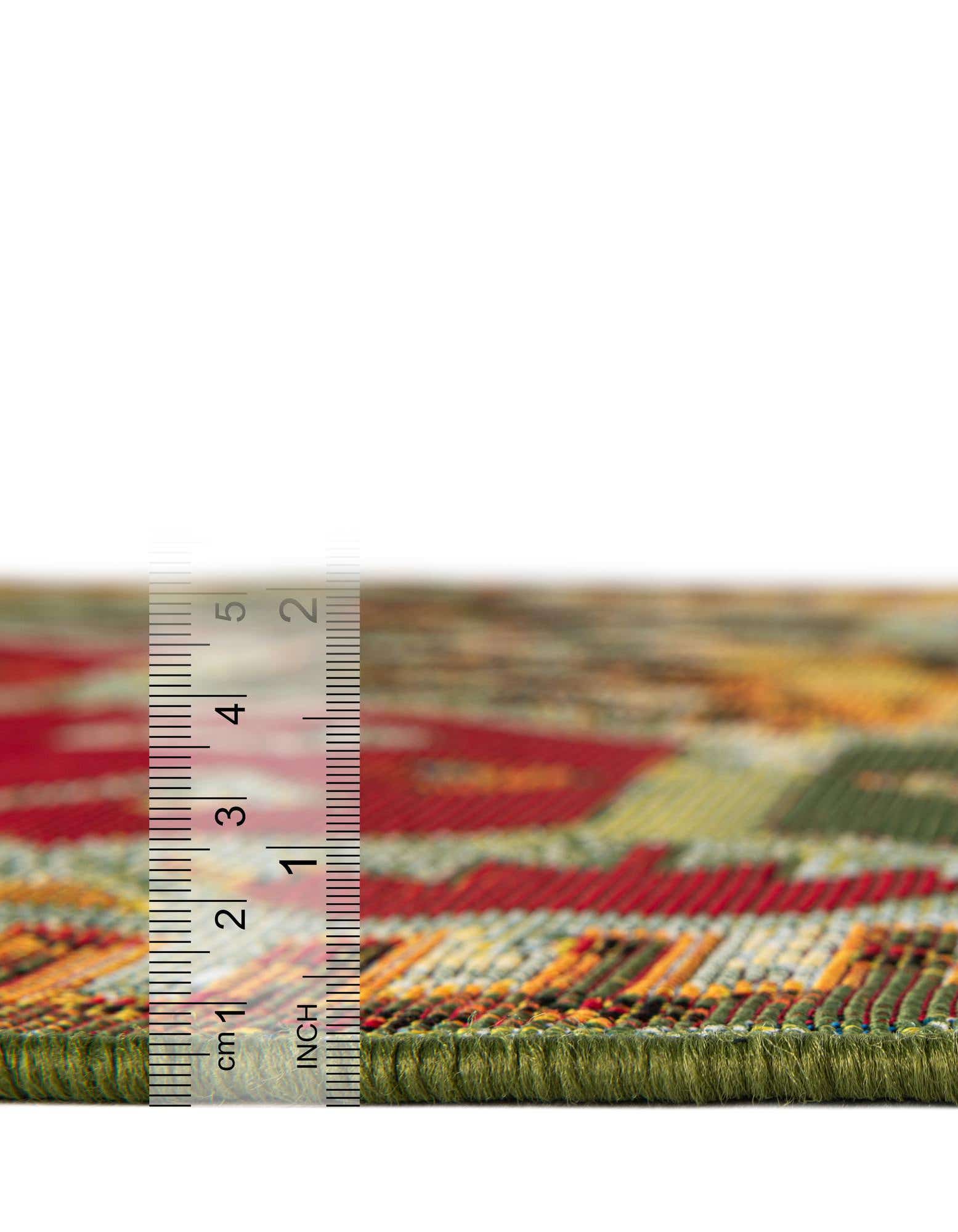 Multicolor 2' x 8' Washable Southwestern Indoor / Outdoor Runner Rug ...