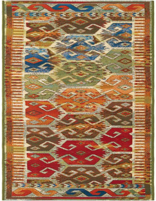 Primary image of  2' x 8'  Washable Southwestern Indoor / Outdoor Runner Rug