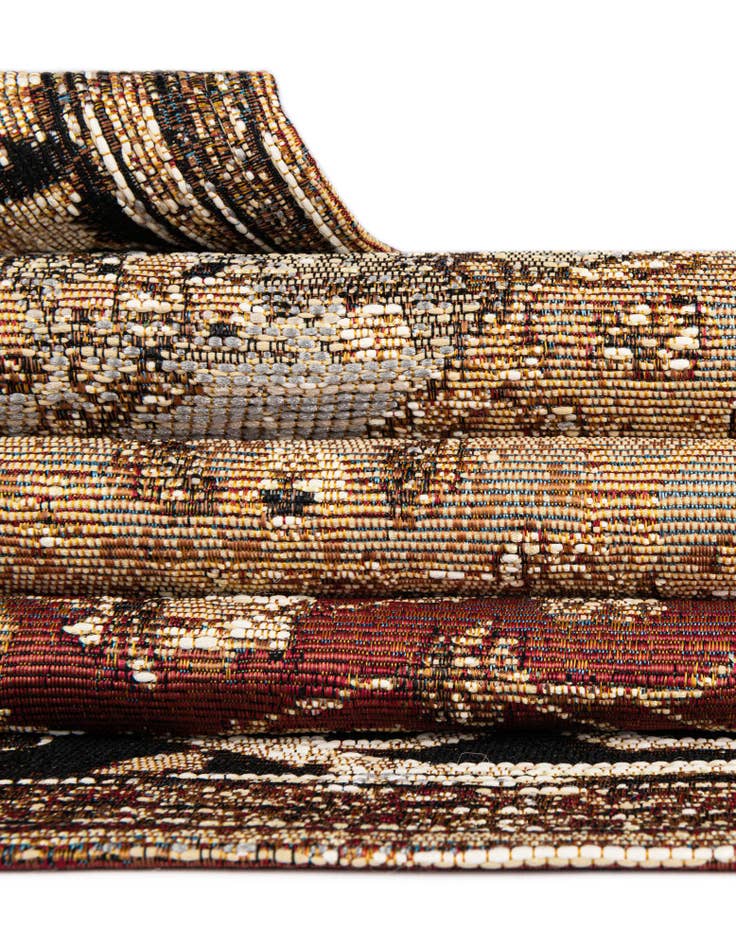 Detail image of  2' 7 x 10'  Washable Traditional Indoor / Outdoor Runner Rug