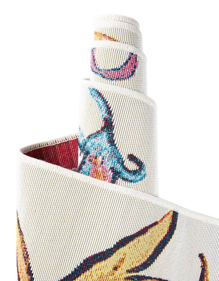 Detail image of  2' x 6'  Washable Traditional Indoor / Outdoor Runner Rug