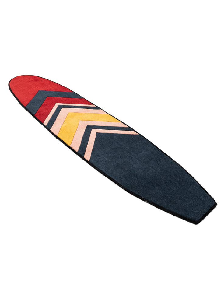Detail image of  1' 11 x 8' 11 SurfBoard Wool Runner Rug