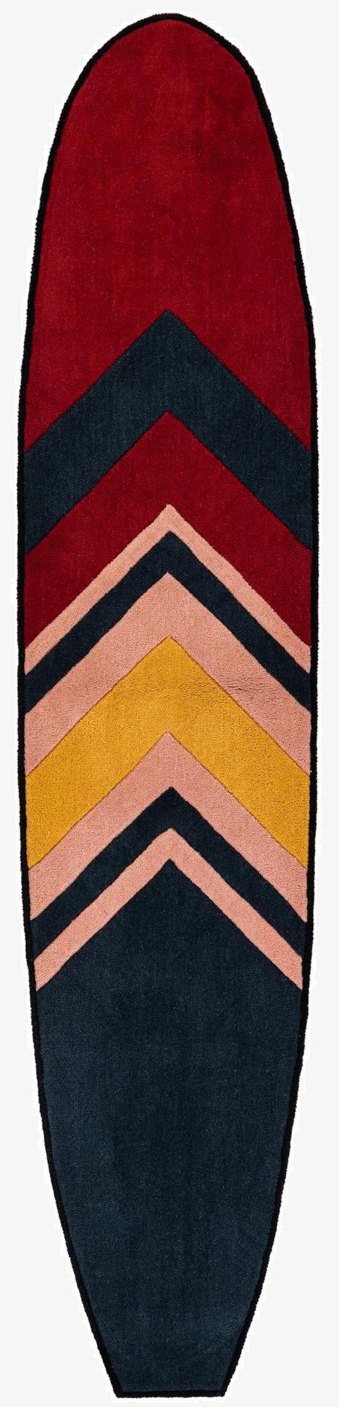  1' 11 x 8' 11 SurfBoard Wool Runner Rug