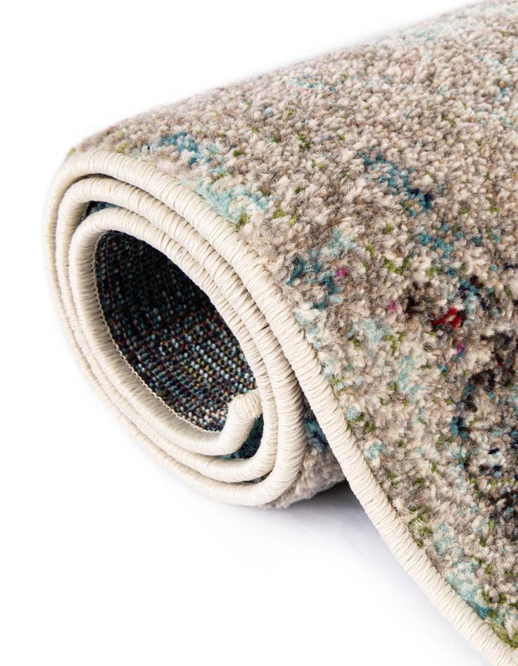 Detail image of  2' x 6' 9  Washable Theia Runner Rug
