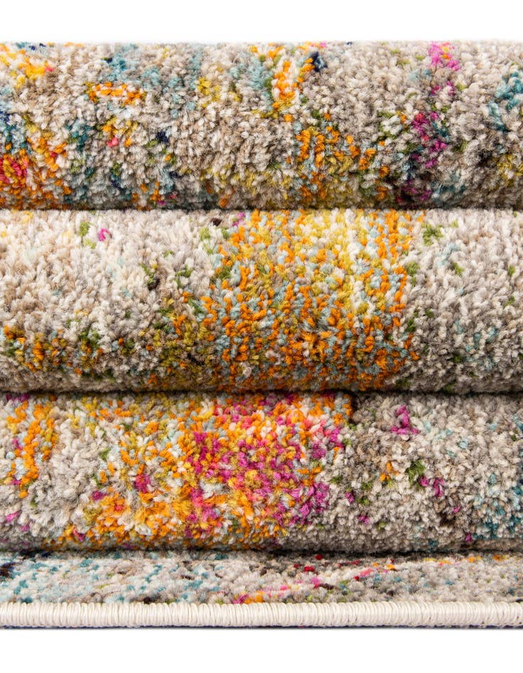 Detail image of  2' x 6' 9  Washable Theia Runner Rug