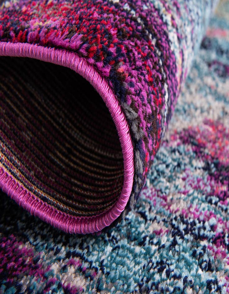 Detail image of  2' x 8'  Washable Theia Runner Rug