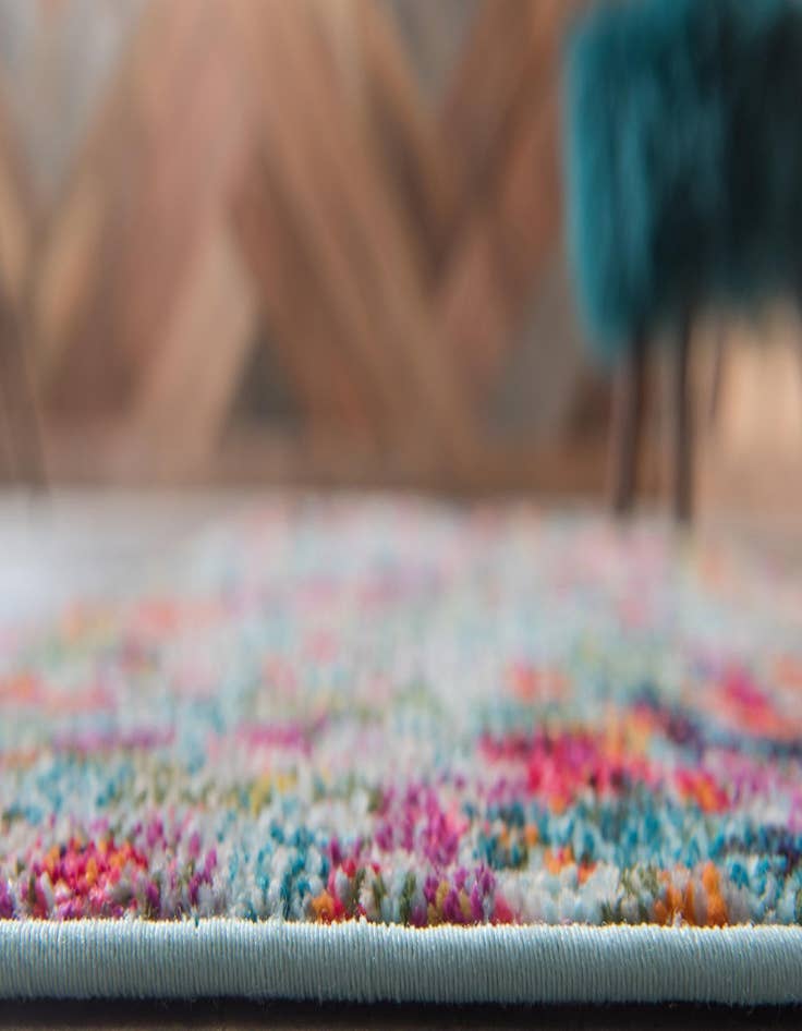Detail image of  2' 2 x 6'  Washable Theia Runner Rug