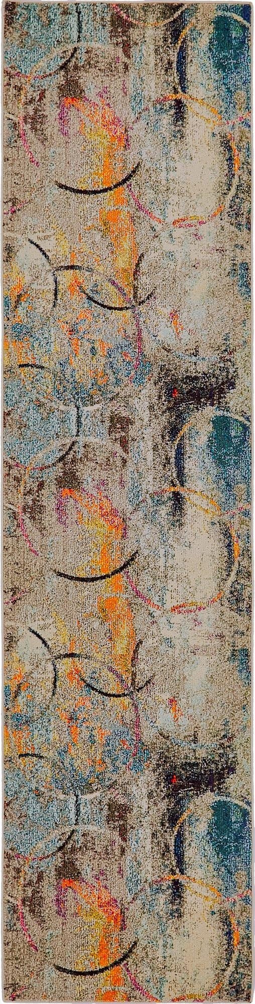  2' 7 x 10'  Washable Theia Runner Rug