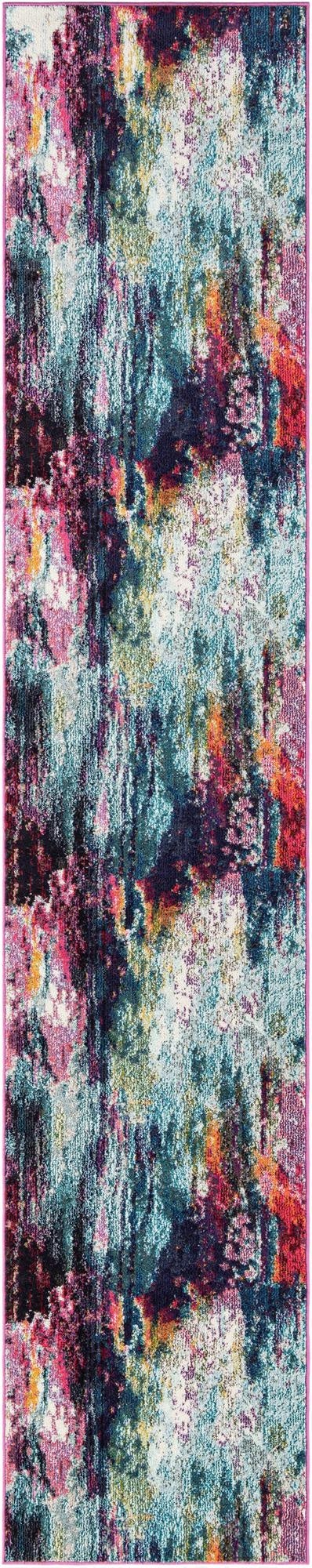  2' 7 x 13' 1  Washable Theia Runner Rug