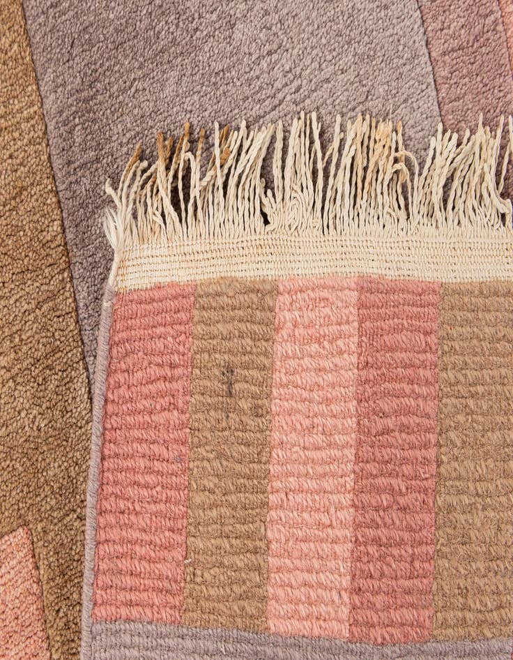 Detail image of  3' 1 x 9' 9  Hand Knotted Tibet Wool Runner Rug