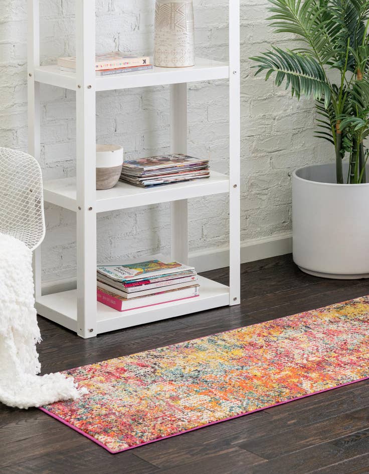 Detail image of  2' x 8'  Washable Vivid Runner Rug