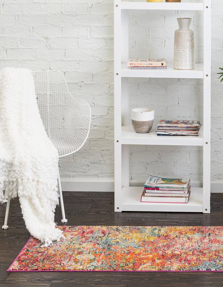 Detail image of  2' x 8'  Washable Vivid Runner Rug