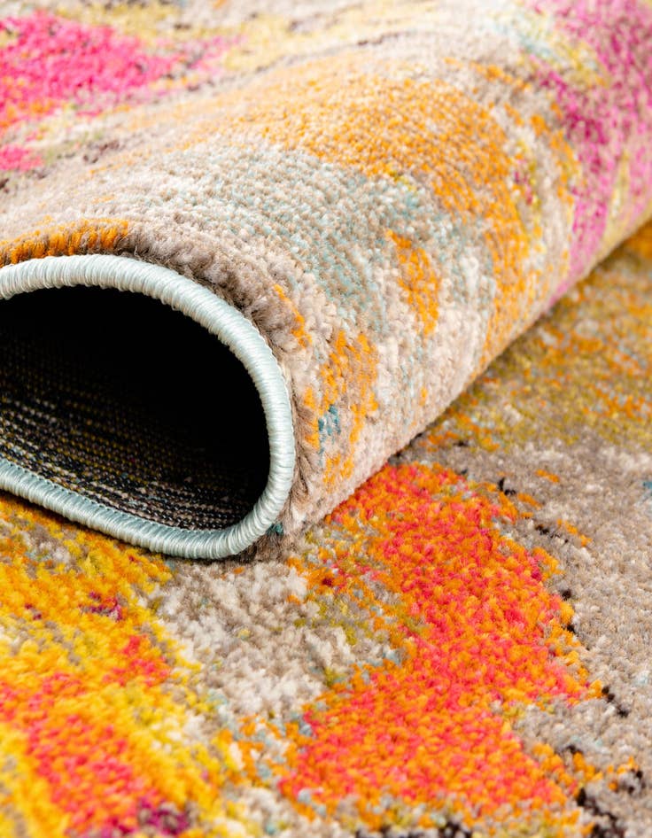 Detail image of  2' x 6'  Washable Vivid Runner Rug