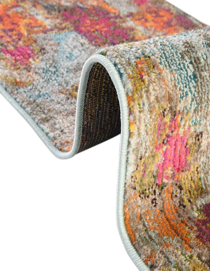 Detail image of  2' x 6'  Washable Vivid Runner Rug