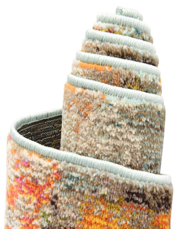 Detail image of  2' x 6'  Washable Vivid Runner Rug