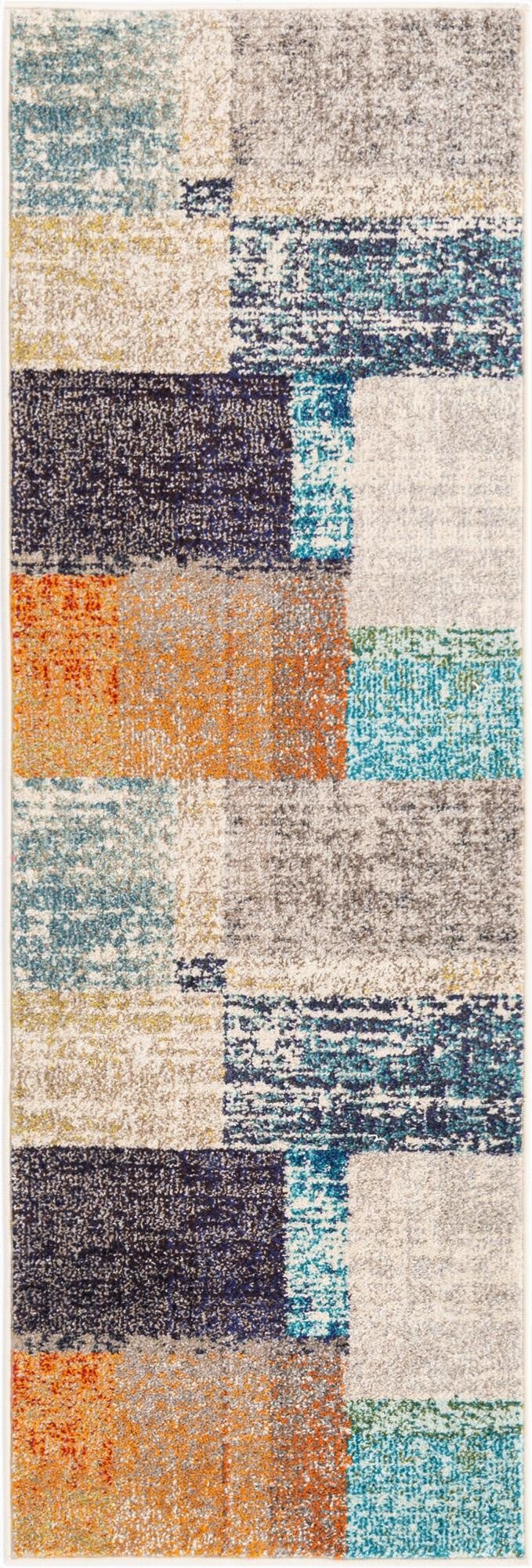 Primary image  2' x 6'  Washable Vivid Runner Rug