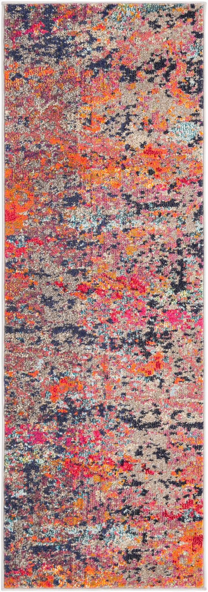  2' x 6'  Washable Vivid Runner Rug