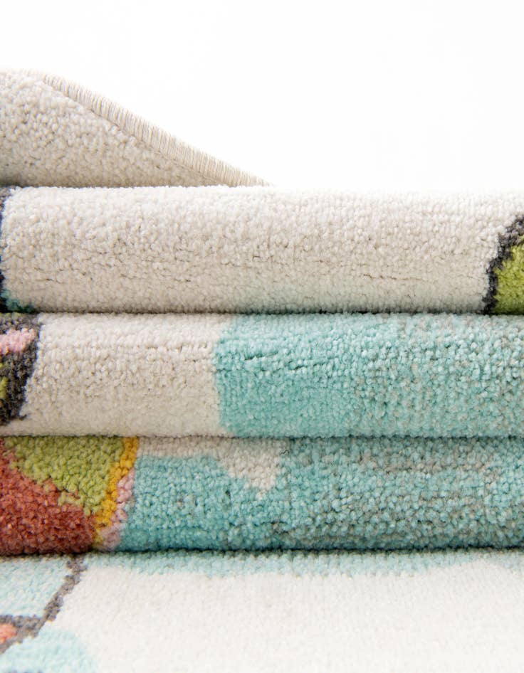 Detail image of  2' 2 x 6' Airplanes Whimsy Kids Runner Rug